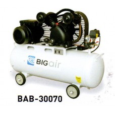 BAB-30070 ปั๊มลมสายพาน ขนาดถัง 70 ลิตร BIGAIR