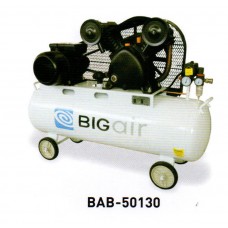 BAB-50130 ปั๊มลมสายพาน ขนาดถัง 130 ลิตร BIGAIR