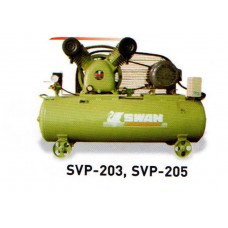 SVP-203 ปั๊มลมชนิดถังนอน ขนาดถัง 155,240 ลิตร สวอน SWAN