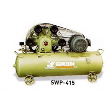 SW-415 ปั๊มลมชนิดถังนอน ขนาดถัง 300,400 ลิตร สวอน SWAN