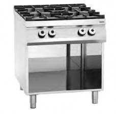 2951121 เตาแก๊สไฟฟ้า Gas stove, 6 burners, OBU Series 900 Bartscher