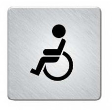 แผ่นป้ายสัญลักษณ์สี่เหลี่ยม Symbol Disabled/คนทุพพลภาพ