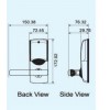 PR-6E3-silver-Digital resident door lock(Card/Mechanical Key-ประตู ล๊อคดิจิตอล -Veco วีโก้ -สีเงิน