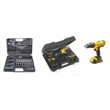 DCD776C2A-B1 สว่านกระแทกไร้สาย 18 โวลท์ แถมชุดดอกสว่าน 109 ชิ้น DEWALT(ดีวอล)