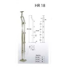 HR18 ราวมือจับ(ทรงเหลี่ยม) VVP