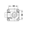 232.38.920 อุปกรณ์ล็อคเฟอร์นิเจอร์ HAFELE เฮเฟเล่ ล็อคลิ้นชัก เบอร์กุญแจแบบคละ