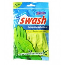 S511-0304 Swash สวอช เครื่องมือทำความสะอาดบ้าน ถุงมือยางผสมเยื่อไผ่ 