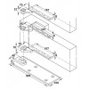 932.86.960 โชีคประตูแบบฝังพื้น HAFELE เฮเฟเล่ อุปกรณ์สำหรับบานเปิดทางเดียว (จุดหมุนล่าง)