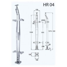 HR04 ราวมือจับ(ทรงกลม) VVP