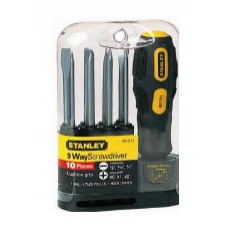 Stanley ไขควงสลับ 9 ตัว/ชุด 62-511 Stanley ไขควงสลับ 9 ตัว/ชุด 62-511