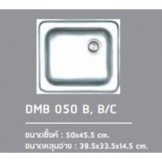 DMB 050 B, B/C ซิงค์ล้างจาน สแตนเลส หลุมเดียว ตราเพชร