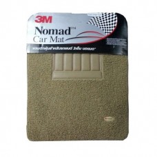 พรมดักฝุ่นสาหรับรถยนต ์ 3 เอ็ม นอแมด Nomad ชุดเข้ารูป 4 ชิ้นสีเบญ สำหรับรถยนต์โตโยต้า วีออส 2013