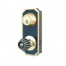 C200+D128+P2-PB -BL   ลูกบิดประตูและกุญแจเสริมความปลอดภัย     POSSE