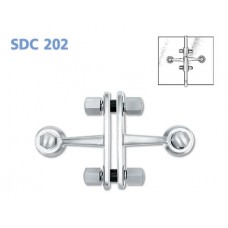 SDC202 ตัวยึดต่อกระจก "สไปเดอร์"