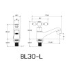BL30-L ก็อกอ่างล้างหน้าเดี่ยว MODONA รุ่น classic  Lever