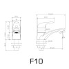 F10 ก็อกอ่างล้างหน้าเดี่ยว MODONA รุ่น  Lift Lever 