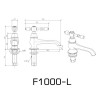 F1000-L ก็อกอ่างล้างหน้าเดี่ยว  MODONA รุ่น Classic 