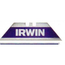  10504241 ใบมีดคัตเตอร์ IRWIN เออร์วิน หน้าใหญ่ปลายแหลม 2 ข้าง 10 ใบต่อแพ็ค 