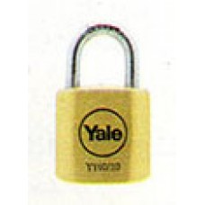 B20 กุญแจคล้อง เยล 20 มม.  เยล Yale  ทองเหลืองแท้ ห่วงคล้องเหล็ก