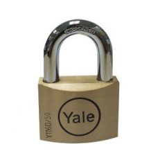 BDR45  กุญแจคล้องแบบมนทองเหลือง คอสั้น ระบบดิสก์ Yaleเยล 45 มม.  
