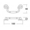 1CA039-G ปุ่มจับและมือจับเฟอร์นิเจอร์ สีทอง