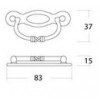 1CA092-G ปุ่มจับและมือจับเฟอร์นิเจอร์ สีทอง