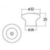 1PS08 ปุ่มจับเฟอร์นิเจอร์เซรามิค ลายแอปเปิ้ลแดง Ceramic Knobs