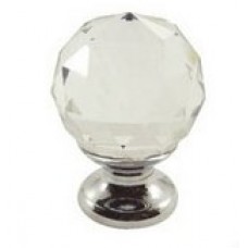 1AK02-30-CH ปุ่มจับอะคริลิค ทรงกลม Acrylic Knobs