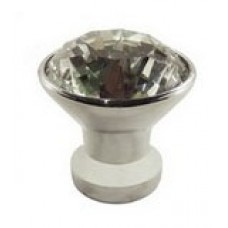 1AK03-28 ปุ่มจับอะคริลิค ชุบโครเมี่ยม Acrylic Knobs