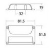 1SE11-AB มือจับเฟอร์นิเจอร์เปลือกหอย Shell Shape Handles