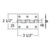 BS04-400-CR บานพับสแตนเลส 4" (แหวนลูกปืน)