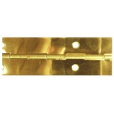 BH09-35-G บานพับเหล็กชุบทองเหลือง ยาว 35.50 เมตร (เส้น)