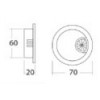 C004-4 อุปกรณ์เฟอร์นิเจอร์ ช่องร้อยสายไฟ