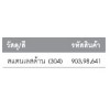 903.98.641 ชุดมือจับก้านโยก สแตนเลสด้าน (304) Hafele เฮเฟเล่