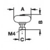 130.51.745 ปุ่มจับจับเฟอร์นิเจอร์โบาณ Antique ยี่ห้อ Hafele เฮเฟเล่