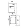 SS2D2 ตู้นิรภัยขนาดกลาง รุ่น 50 กก.แบบตั้ง รหัสดิจิตอล จอ LCD ยี่ห้อ PRESIDENT