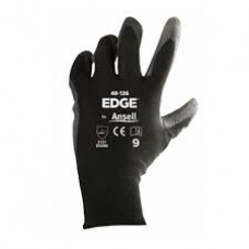 48-126 ถุงมือผ้าสำหรับงานเบาสีดำ EDGE Ansell