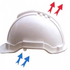 J1P หมวกนิรภัย S-GUARD มีรูระบายอากาศ ปรับเลื่อน
