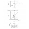 SINK404030-M อ่างล้างจานสแตนเลสมีรูกลาง1รู AMERICAN STANDARD SPACIFICATIONS