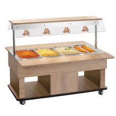 125631 รถเข็นตู้บุฟเฟ่ต์ Buffet trolley Kids W4110-150U bartscher