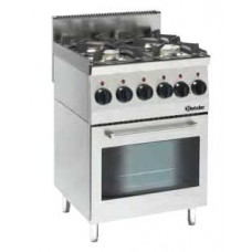 1315563 เตาแก๊ส Gas stove 600, W600, 4BR, elO Series 600 Bartscher