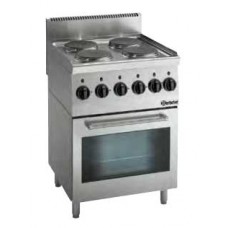 131764 เตาไฟฟ้า Electric stove 600, W600, 4PL, elO Series 600 Bartscher