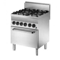1151143 เตาแก๊ส Gas stove 650,W700, 4BR, elO Series 650 Bartscher