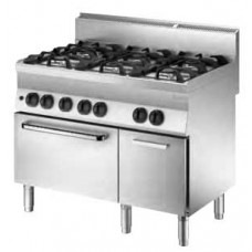 1151163 เตาแก๊ส Gas stove 650,W1100, 6BR, gsO Series 650 Bartscher