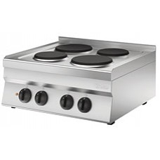 115007 เตาไฟฟ้า Electric stove 650, W700, 4PL, TU Series 650 Bartscher