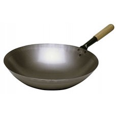 A105960 กระทะเหล็ก Wok pan steel 360mm Bartscher