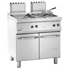 2859271 หม้อทอดไขมันลึก Deep fat fryer gas, 700 W800, 2x15L Series 700 Bartscher