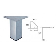 723.004.120 ขา 2"×2" พ่นสีบรอนด์ ขาโซฟา ขาตู้ Sofa and Cabinet Legs 723.004.120 ขา 2"×2" พ่นสีบรอนด์ ขาโซฟา ขาตู้ Sofa and Cabinet Legs