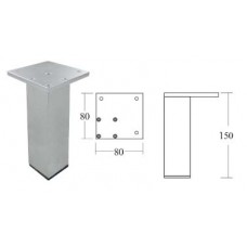 LEG54-4-150 ขาโต๊ะอลูมิเนียมสำเร็จรูป Ready-Made Aluminium Table Legs