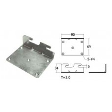 BT11-ZN-R ตะขอสับเตียงชุบซิ้งค์(ขวา) อุปกรณ์เตียง Bed Fittings